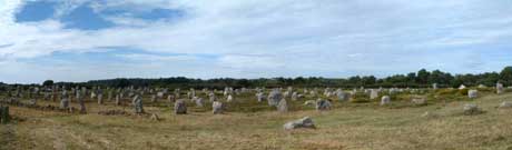 Standing stones at Carnac