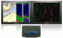 Nauticomp Glass Bridge Displays With Multi-Function Remote